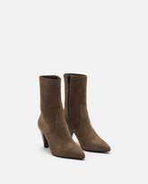 BOTTINES FLAVIE/VEL KAKI - minelli.fr